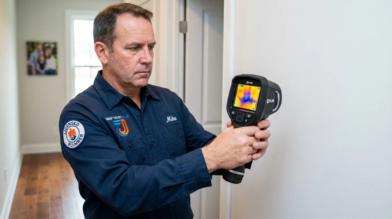 Thermal imaging leak detection by Johns Plumbing LLC in Spur